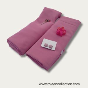 Goergette hijab scarf value pack including hijab scarf, flower catcher, fancy hijab pins and star magnet pins